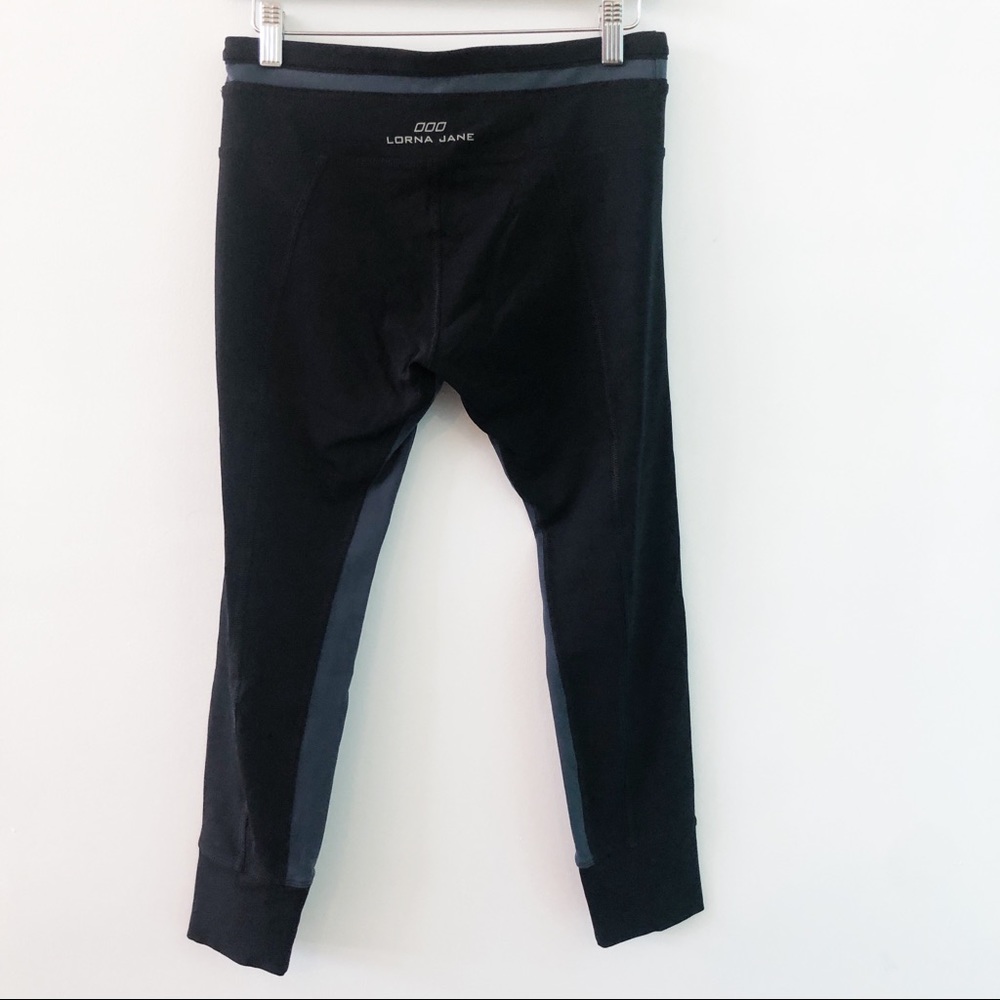lorna jane | black & blue workout leggings